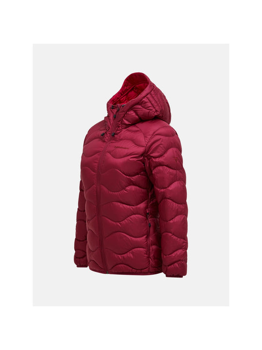 Kurtka PEAK PERFORMANCE Helium Down Hood Jacket Women bordowy
