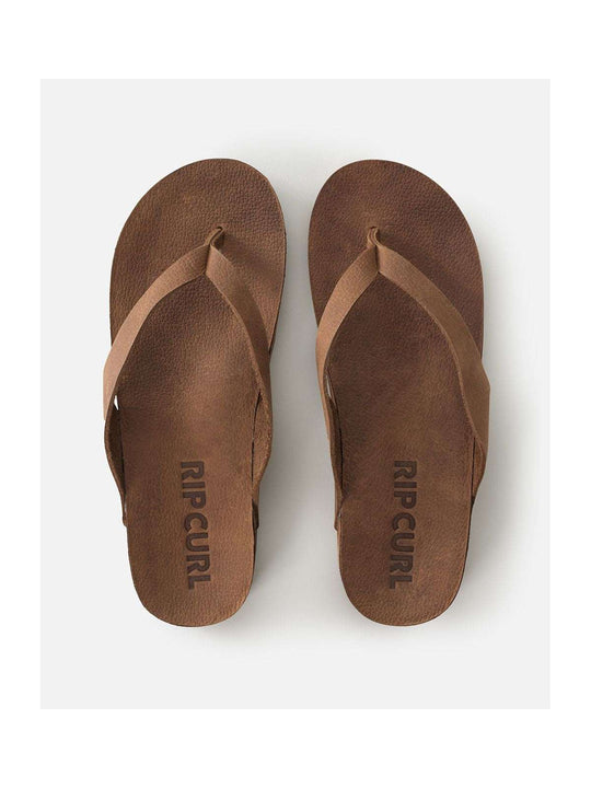 Japonki damskie RIP CURL Freedom Leather Bloom Open Toe brązowe
