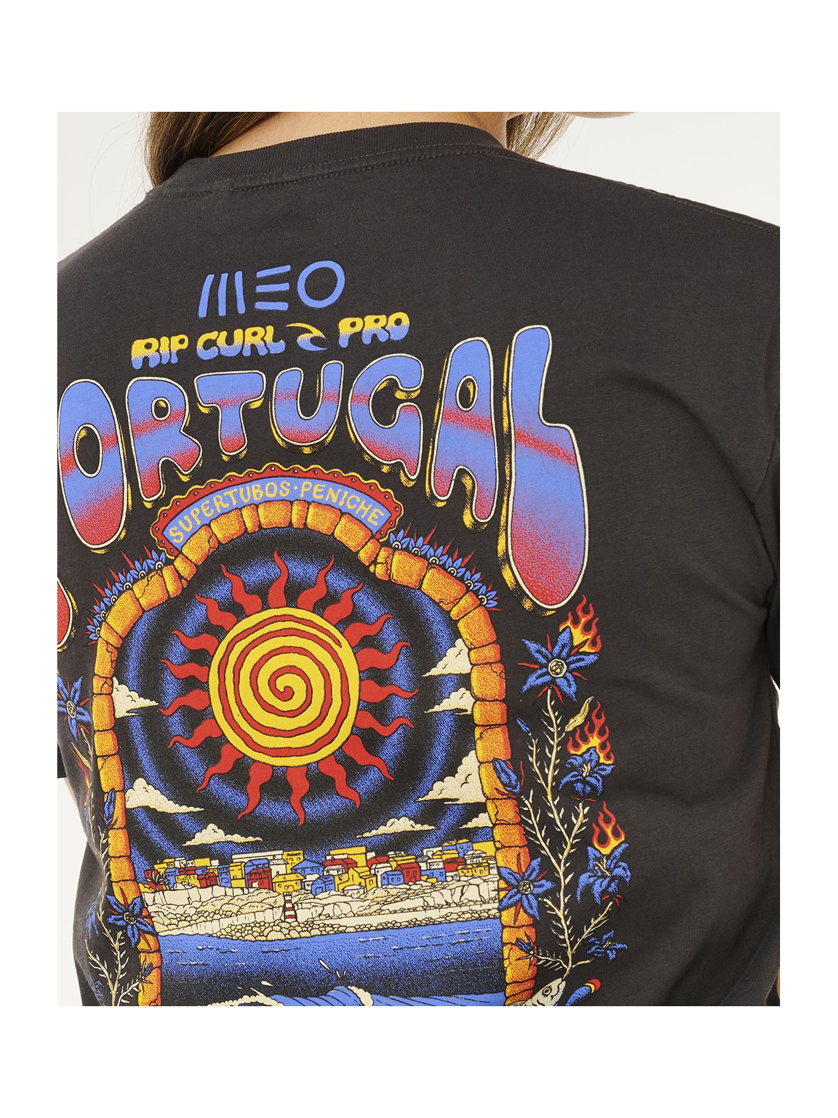 Koszulka damska RIP CURL RIP CURL Pro Peniche 2026 czarna