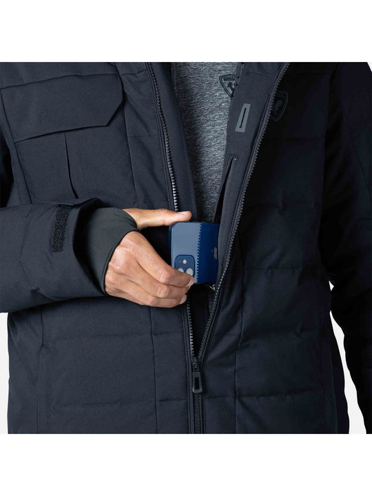 Kurtka męska narciarska Rossignol Puffy Parka czarny
