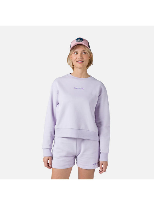 Bluza Rossignol W Embroidery Rn Sweat fioletowy - Adventure Sports
