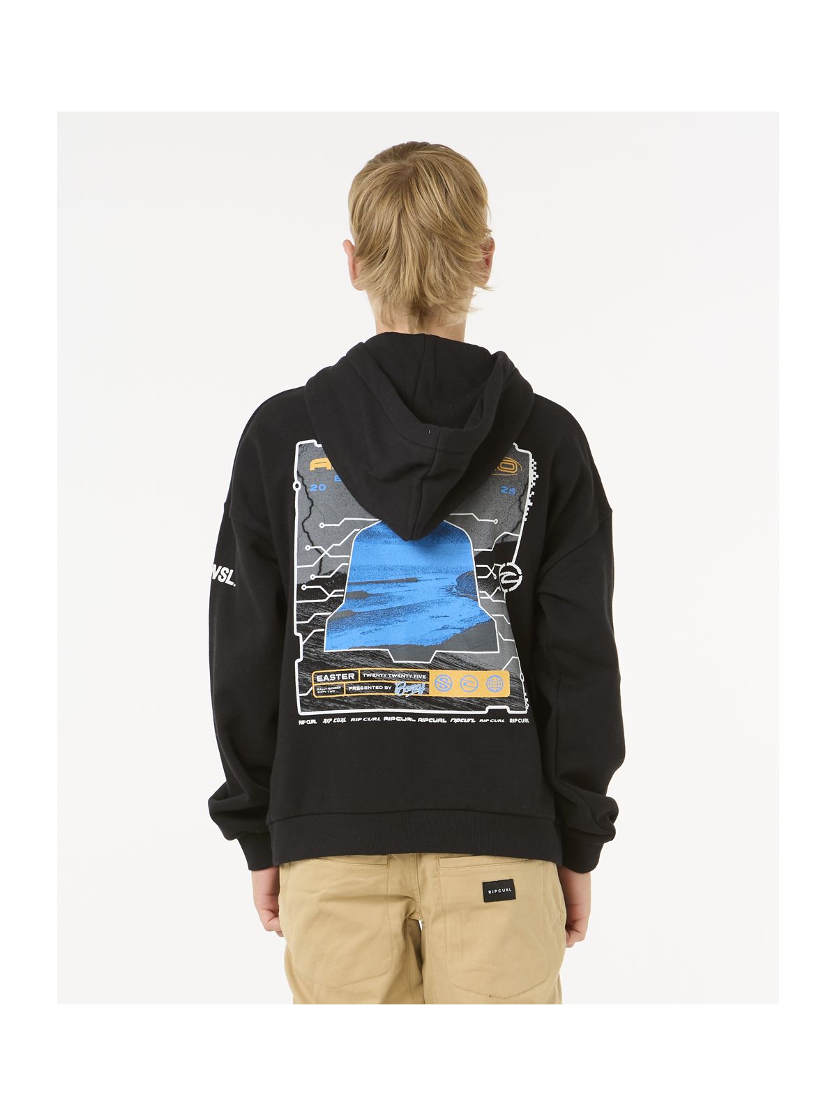 Bluza RIP CURL Rip Curl Pro 25 Hood-Kid czarny - Adventure Sports