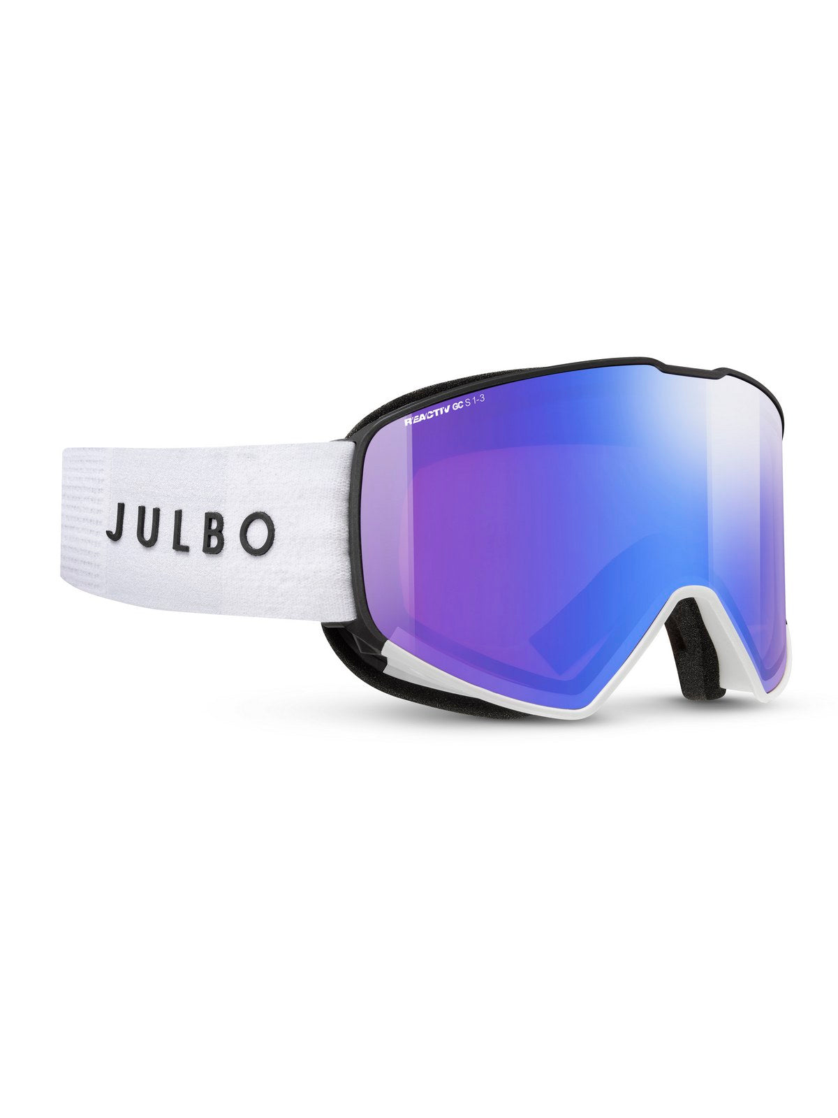 Gogle narciarskie JULBO CYRIUS-X białe fotochrom Cat 1-3 Glare Control