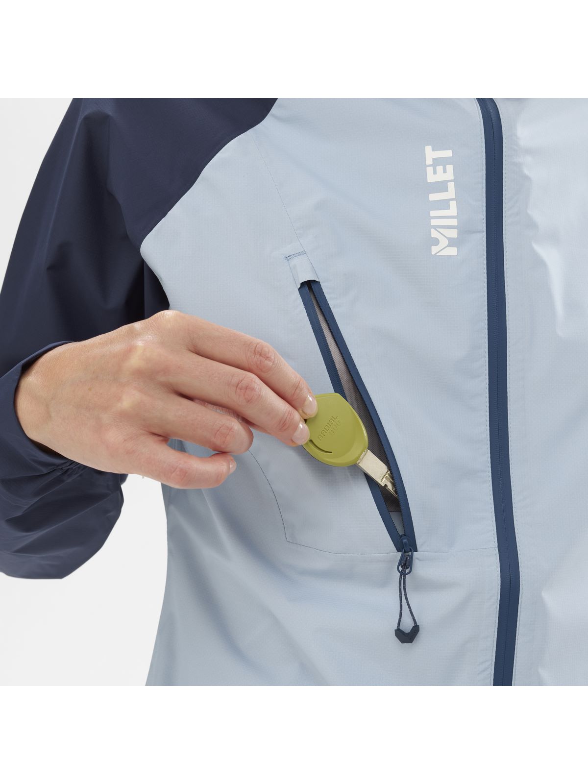 Kurtka MILLET W Intense 2.5L Jkt niebieski - Adventure Sports