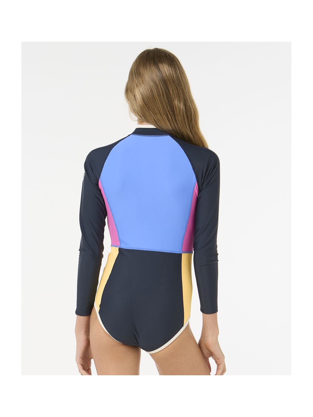 Lycra dziecięca RIP CURL BLOCK PARTY LS SURFSUIT - GIRL granatowy