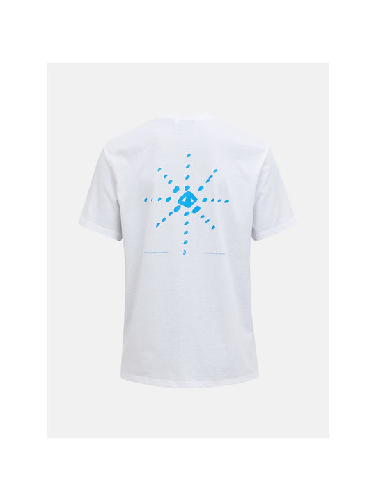 Koszulka PEAK PERFORMANCE Explore Graphic Tee Men biały - Adventure Sports
