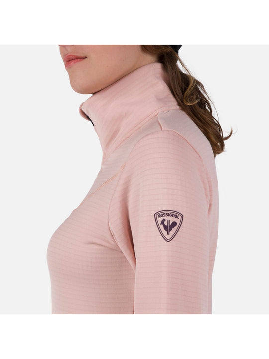 Bluza Rossignol W Blackside Fleece Fz różowy - Adventure Sports

