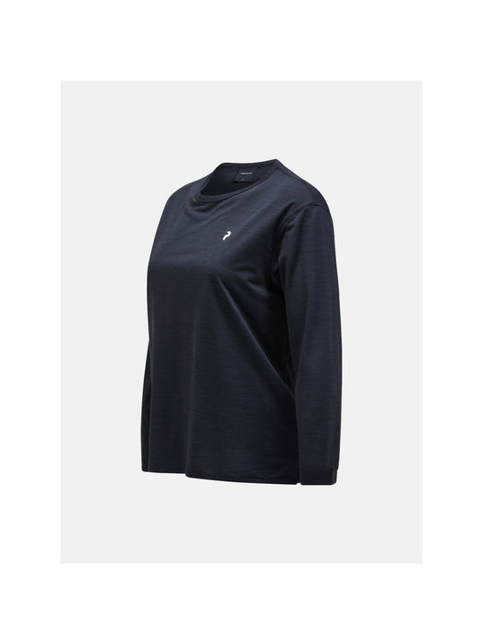 Koszulka PEAK PERFORMANCE Trail Longsleeve Women czarny
