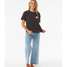 Koszulka RIP CURL Line Up Relaxed Tee czarny - Adventure Sports
