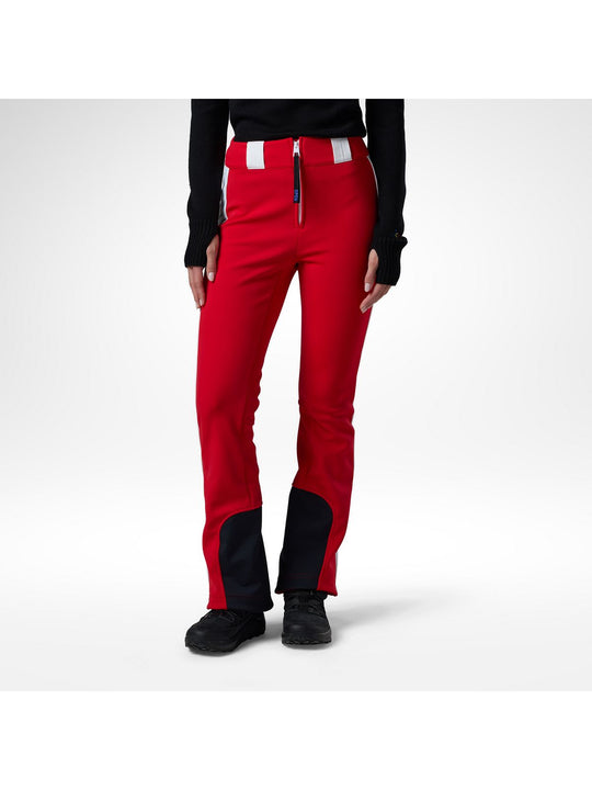 Spodnie narciarskie damskie ROSSIGNOL W Jcc Softshell Ski Pant czerwone
