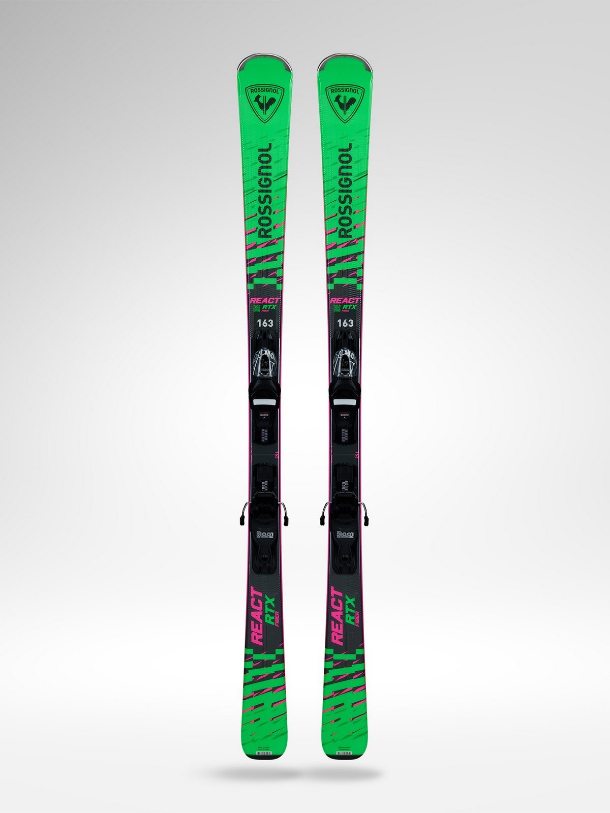 Narty ROSSIGNOL React Rtx Xpress Rtl + wiązania LOOK Xpress 10 Gw B83 Black