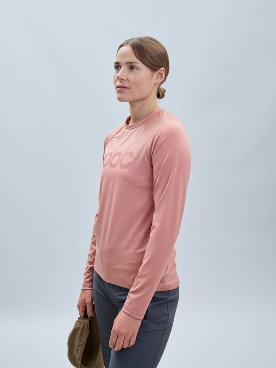 Koszulka rowerowa POC W’s Reform Enduro Jersey różowy - Adventure Sports
