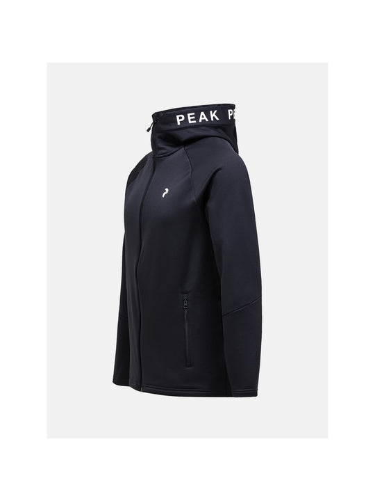 Bluza Peak Performance M Rider Zip Hood czarny - Adventure Sports
