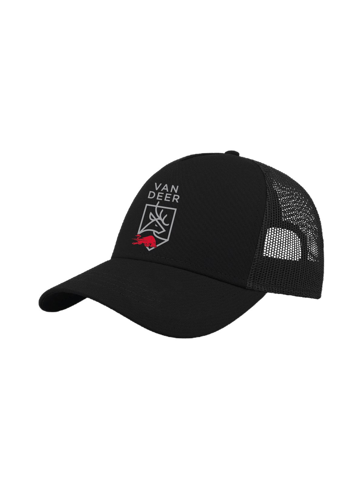Czapka z daszkiem VAN DEER Trucker Cap Jr czarny
