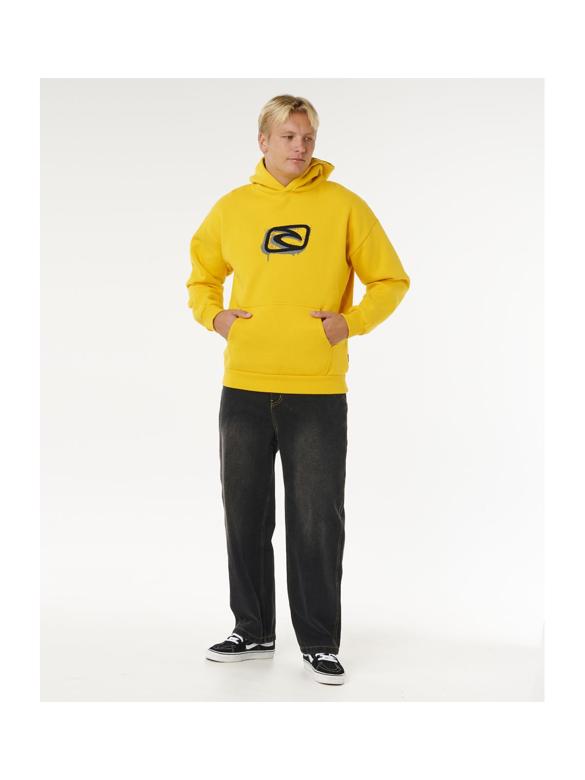 Bluza męska RIP CURL Medina Inner Visions Hood żółta