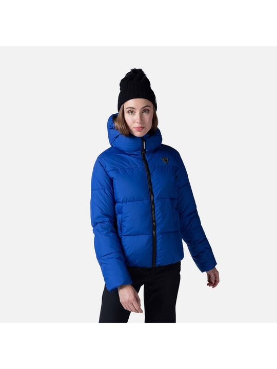 Kurtka zimowa Rossignol damska W Puffy Hood Jkt niebieski - Adventure Sports
