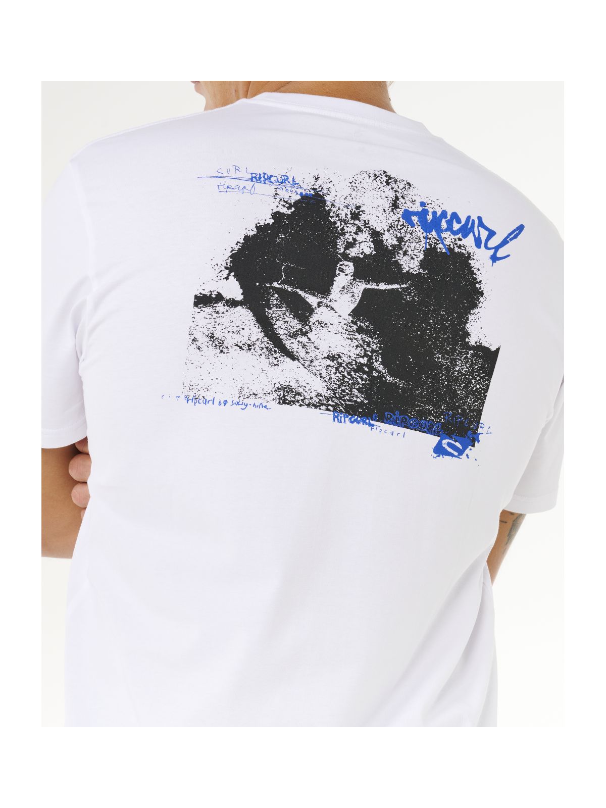 Koszulka męska RIP CURL Inner Visions Hack Tee biała