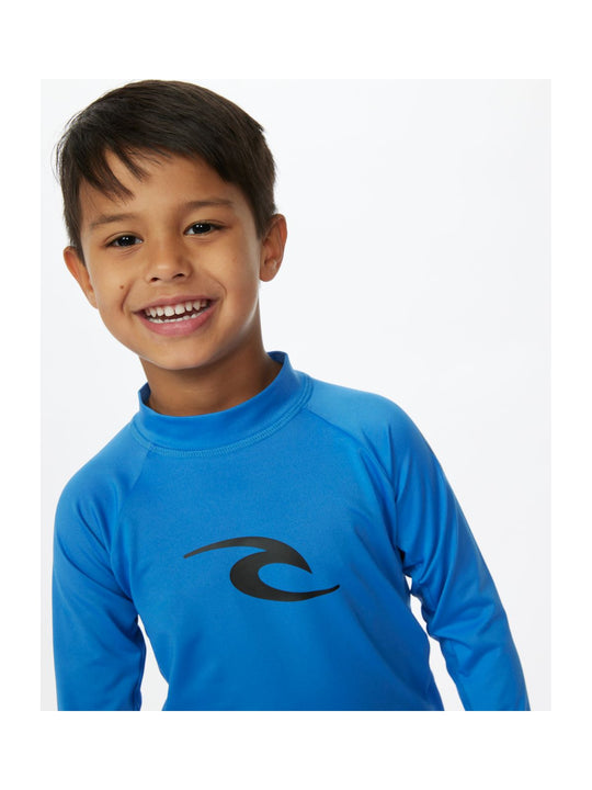 Koszulka kąpielowa chłopięca RIP CURL Brand Wave Upf L/S Boy niebieski
