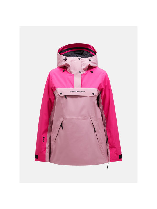 Kurtka narciarska Peak Performance W 2L Anorak brązowy - Adventure Sports
