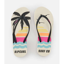 Japonki damskie RIP CURL Mixed Bloom Open Toe brązowe
