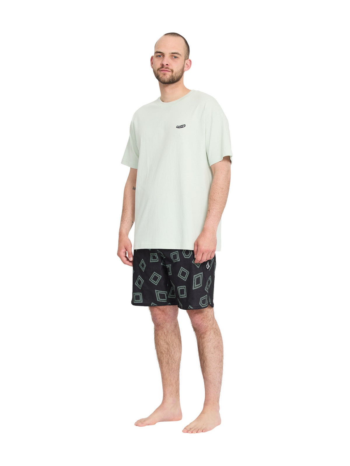 Boardshorty VOLCOM Contact Scallop Stoney 19 czarny