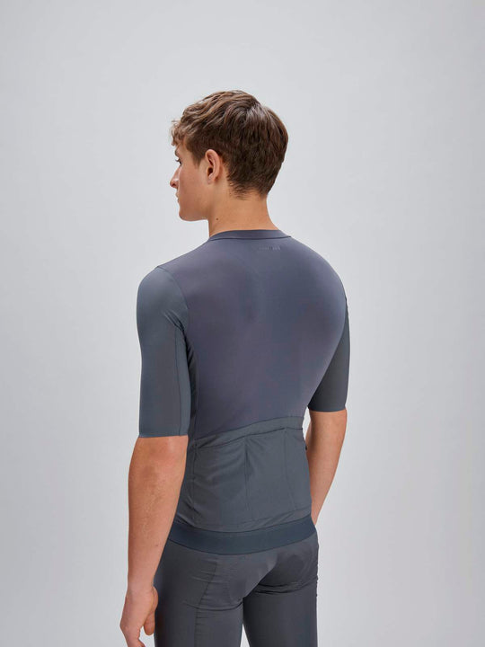 Koszulka rowerowa POC M's Raceday S/S Jersey szara
