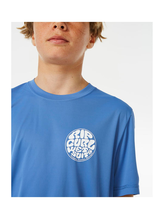 Lycra RIP CURL Icons Surflite Upf S/S Boy niebieski - Adventure Sports
