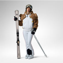 Kurtka narciarska damska ROSSIGNOL W Jcc Teddy Hoodie Jacket biała
