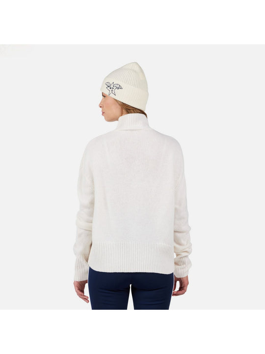 Sweter damski ROSSIGNOL W JCC SNOW ANGELS PULL biały

