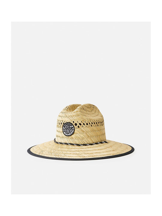 Kapelusz RIP CURL Logo Straw Hat Boy brązowy - Czapka - Adventure Sports
