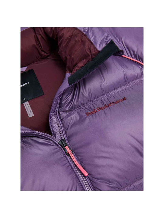 Kurtka puchowy damska PEAK PERFORMANCE Down Puffer Jacket fioletowa
