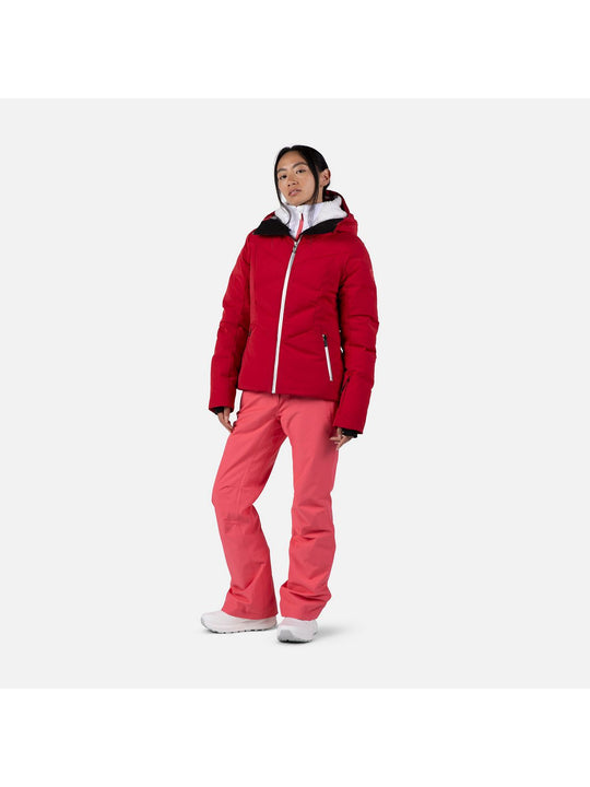 Kurtka ocieplona PrimaLoftem Rossignol W Blackside Puffy Jkt czerwony - narciarska - Adventure Sports
