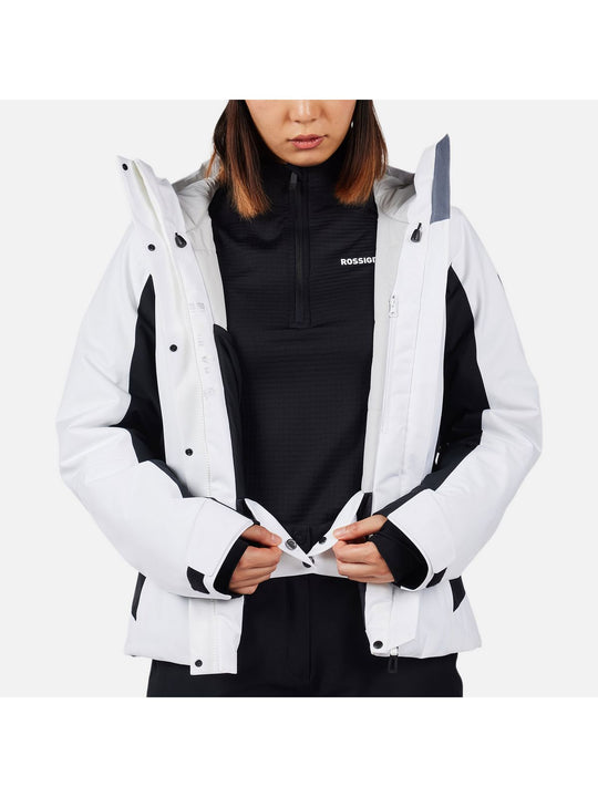 Kurtka narciarska damska ROSSIGNOL W VELIKA INSULATED JKT biała
