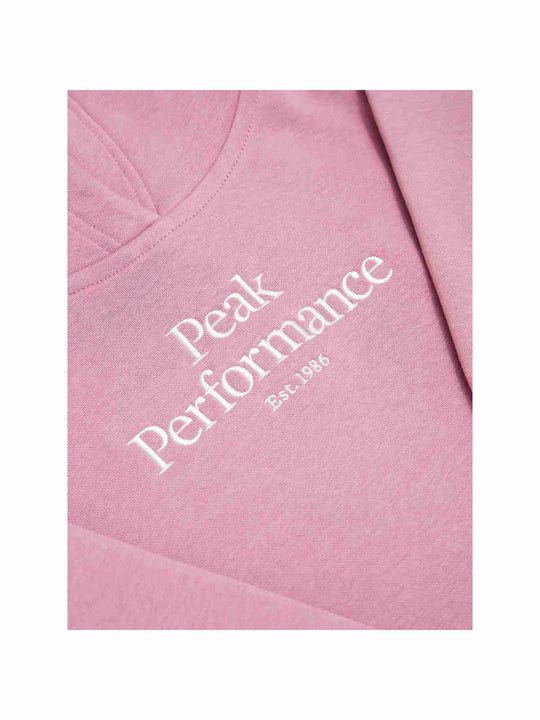 Bluza Peak Performance Jr Original Hood różowy - Adventure Sports

