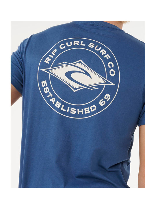Koszulka RIP CURL STAPLE TEE granatowa
