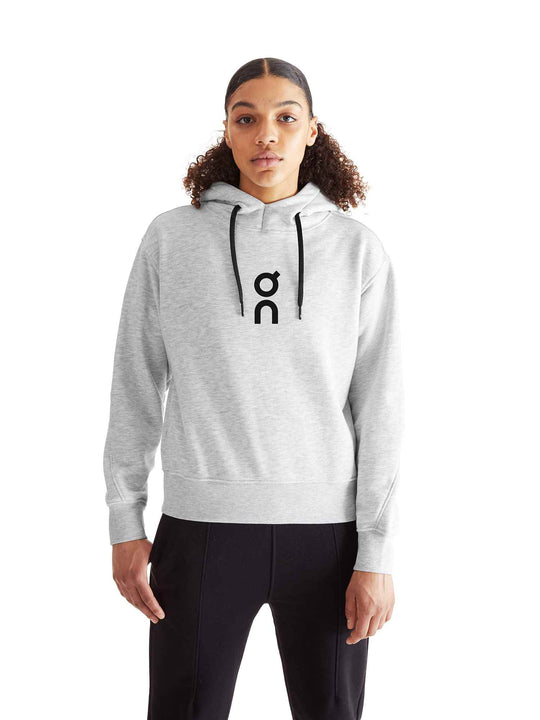 Bluza damska z kapturem ON RUNNING Club Hoodie szary
