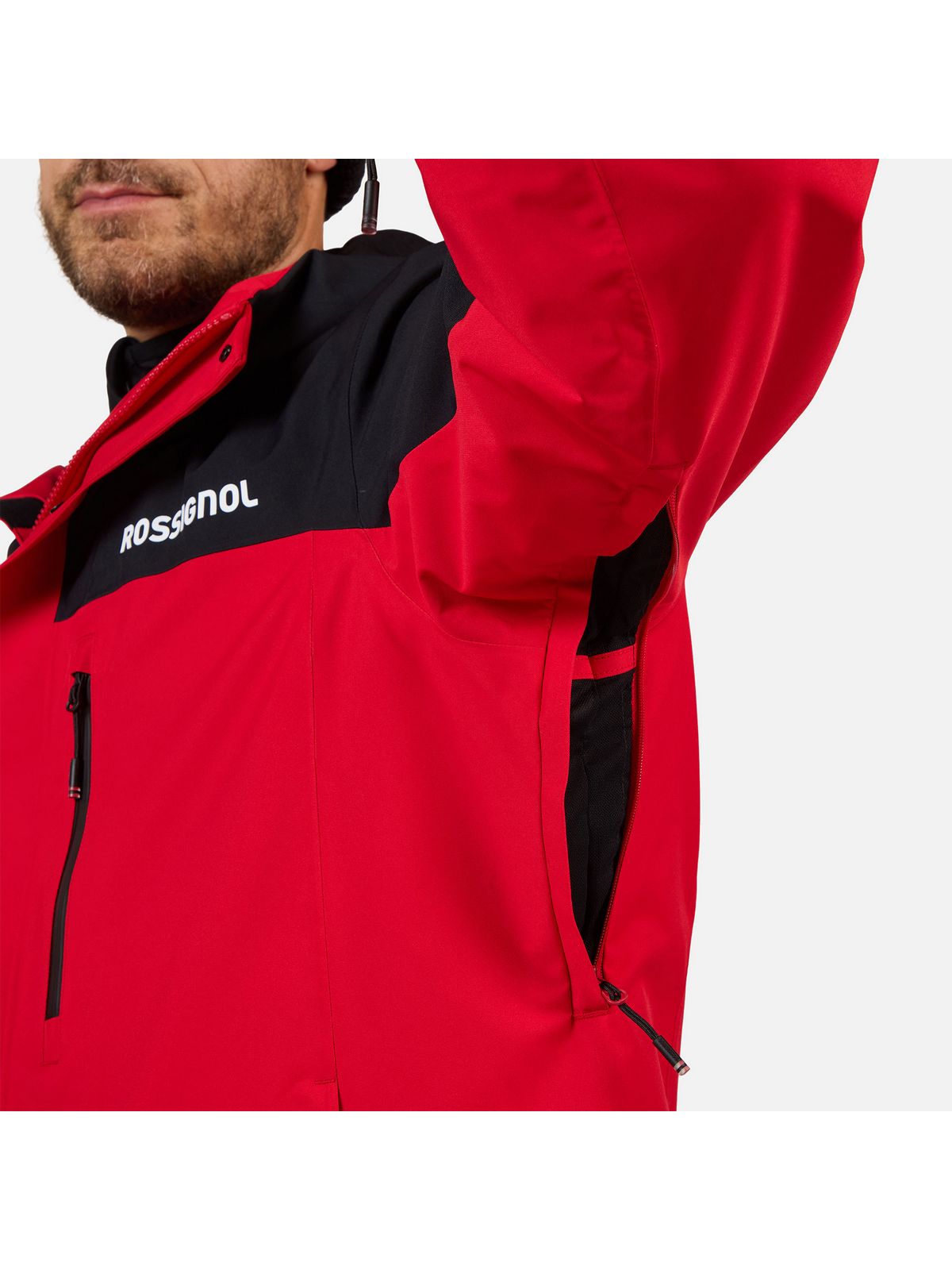 Kurtka narciarska męska ROSSIGNOL Velika Insulated Jkt czerwona