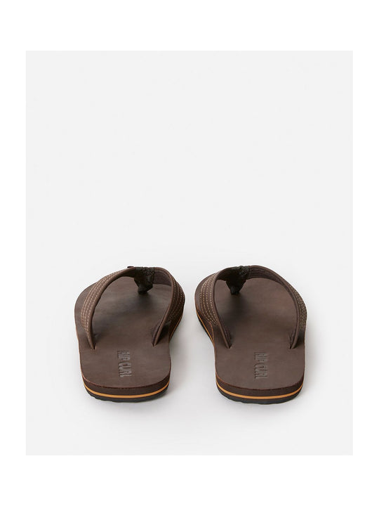 Klapki RIP CURL Revival Leather Open Toe brązowy - Adventure Sports
