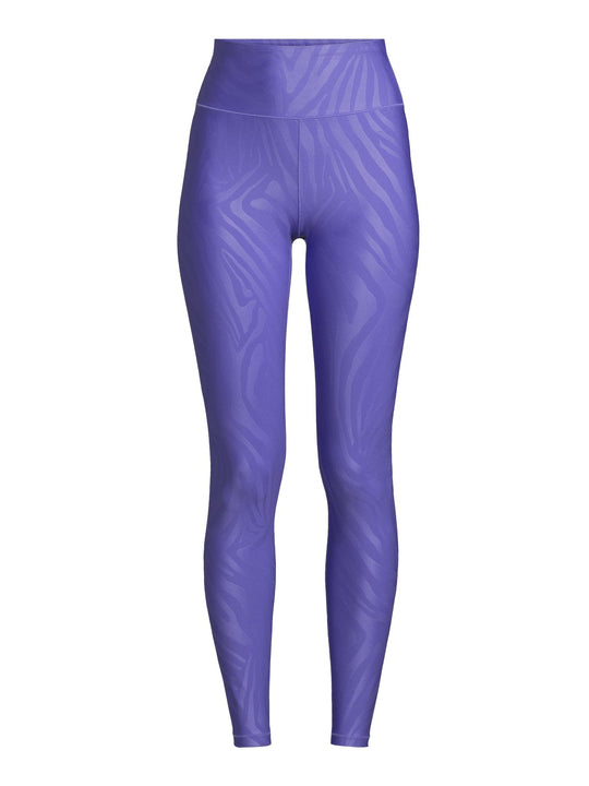 Legginsy damskie CASALL Heat Printed High Waist Tights kolor fioletowy
