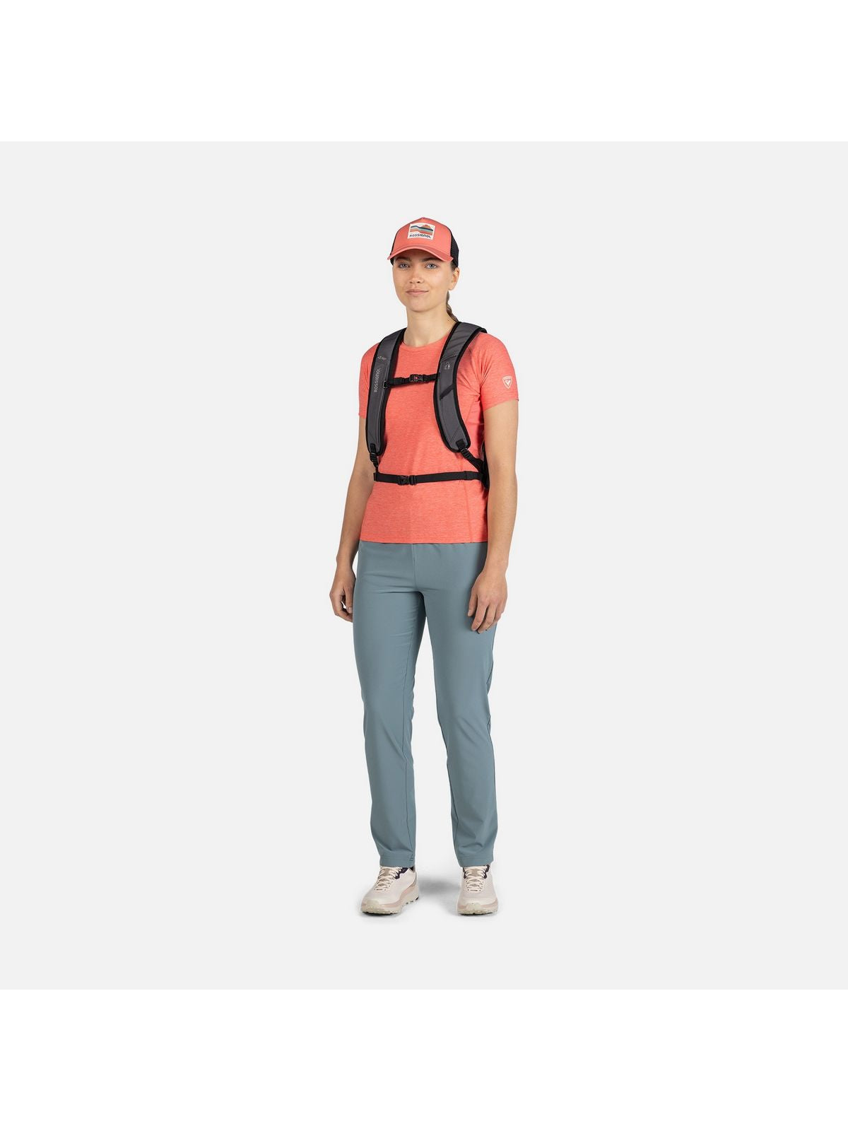 Koszulka treningowa damska ROSSIGNOL W Cloudrest Loose Tee różowy - Adventure Sports