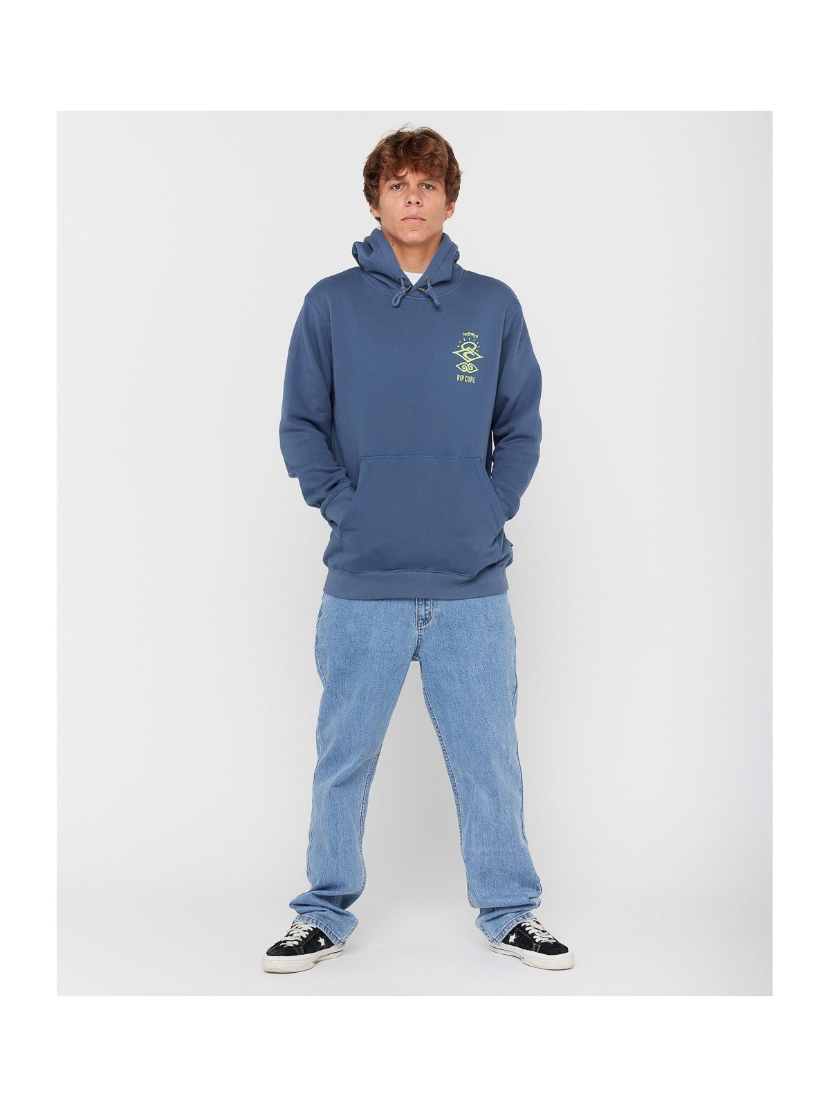Bluza RIP CURL SEARCH ICON HOOD niebieska