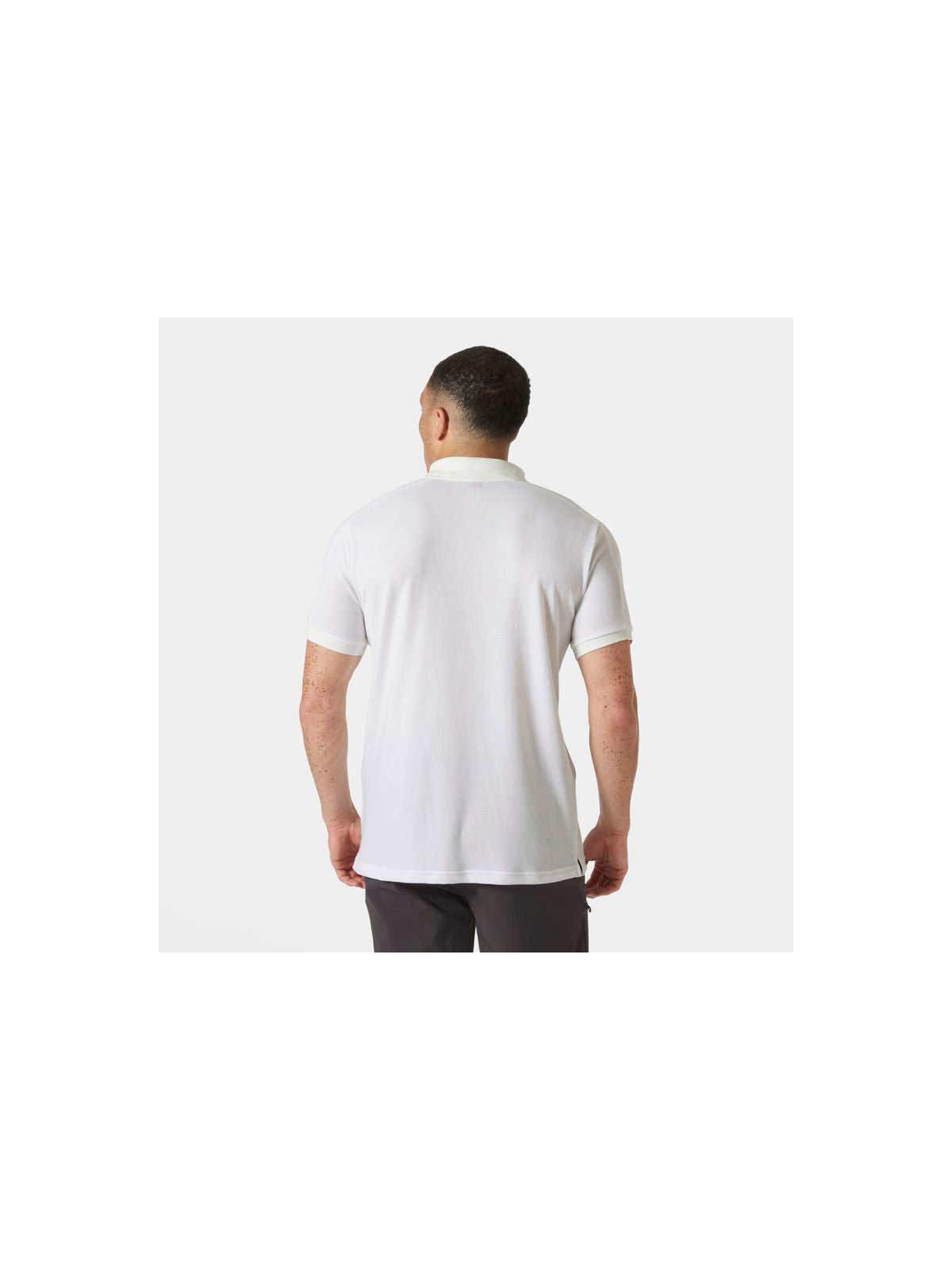 Koszulka męska polo HELLY HANSEN HP 1/2 ZIP POLO biała - Adventure Sports