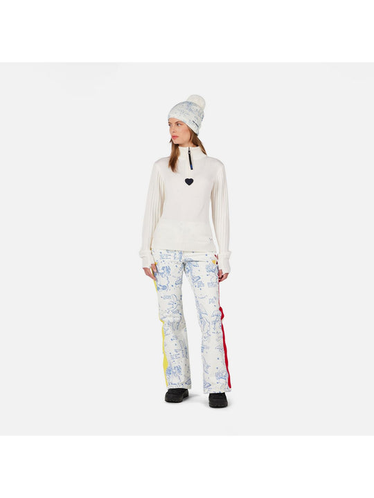 Sweter damski ROSSIGNOL W JCC MERIB HZ biały
