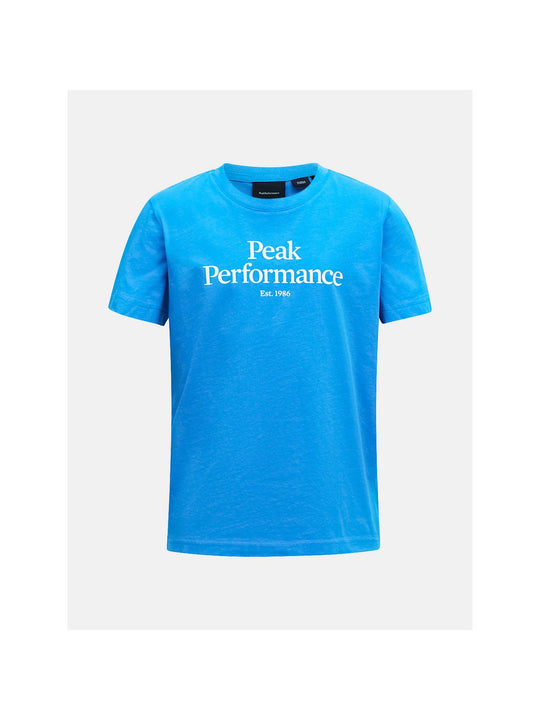 Koszulka PEAK PERFORMANCE Original T-Shirt Junior niebieski - Adventure Sports
