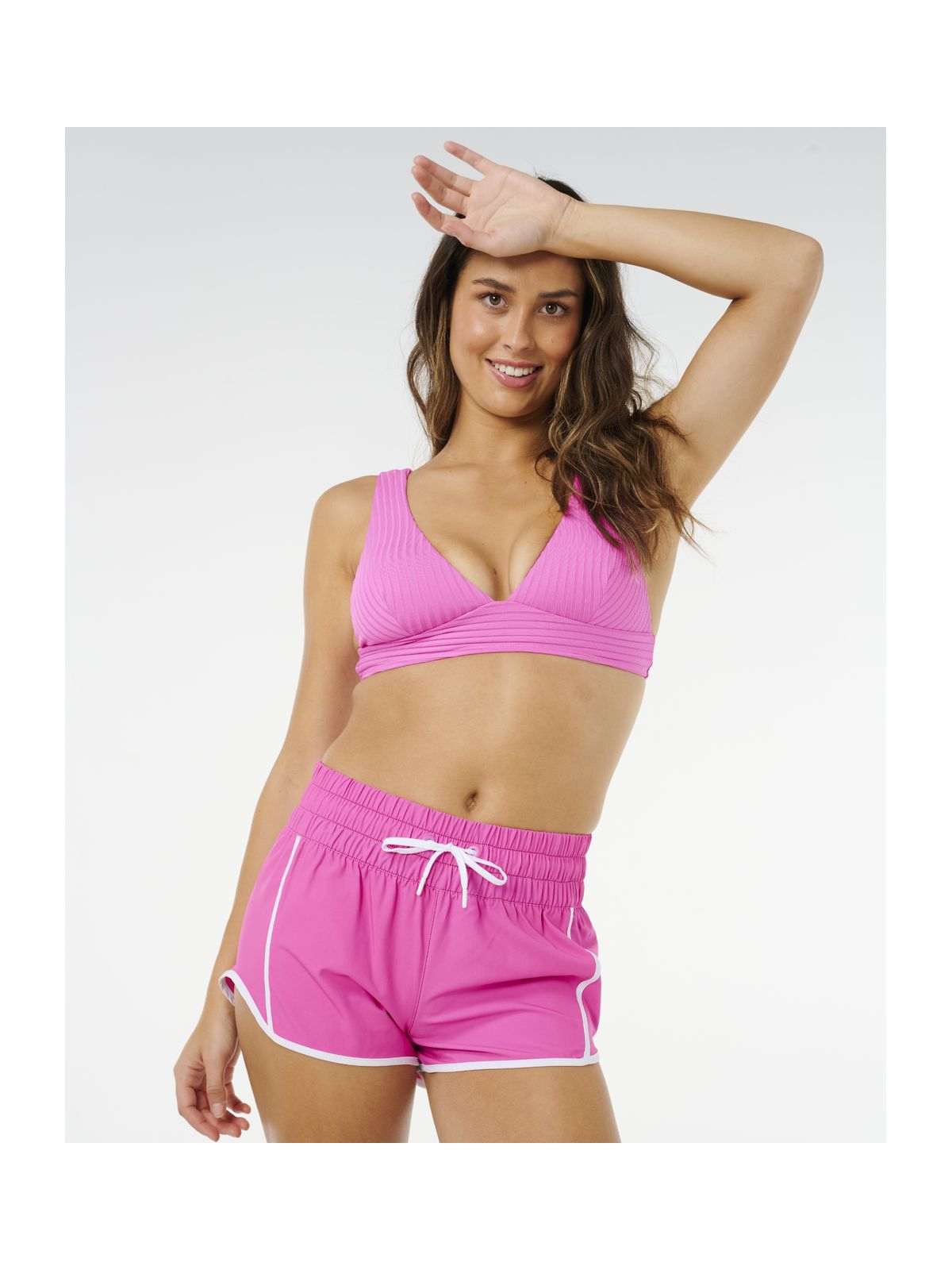 Boardshorty damskie RIP CURL High Waist Retro Volley 3 różowe