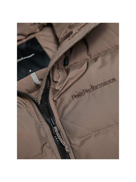 Kurtka puchowa męska PEAK PERFORMANCE Rivel Down Puffer Jacket brązowa
