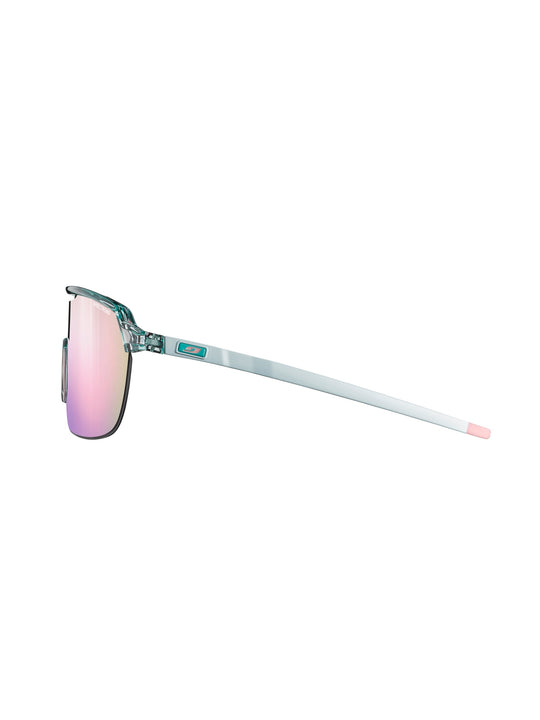 Okulary rowerowe JULBO FREQUENCY - zielono/różowe | Spectron cat 3 - M - Adventure Sports
