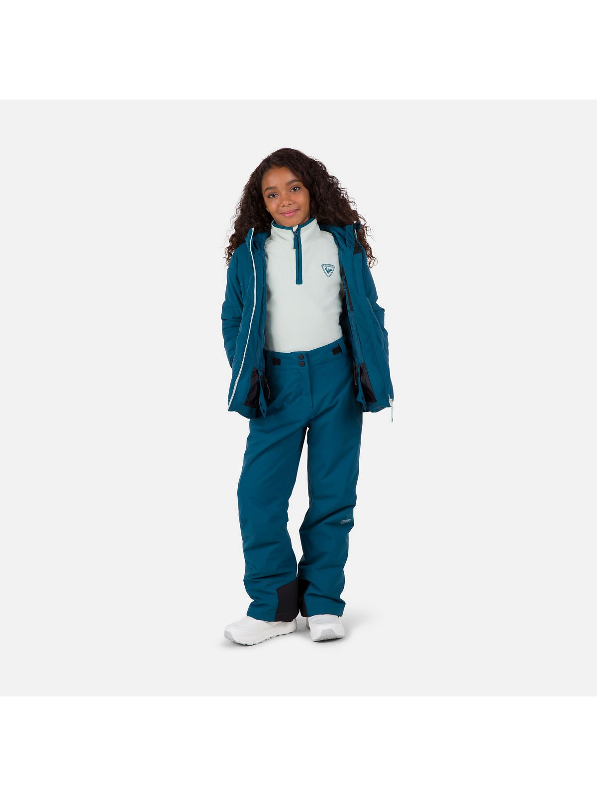 Spodnie narciarskie dziewczęce Rossignol Girl Ski Pant niebieskie - Adventure Sports