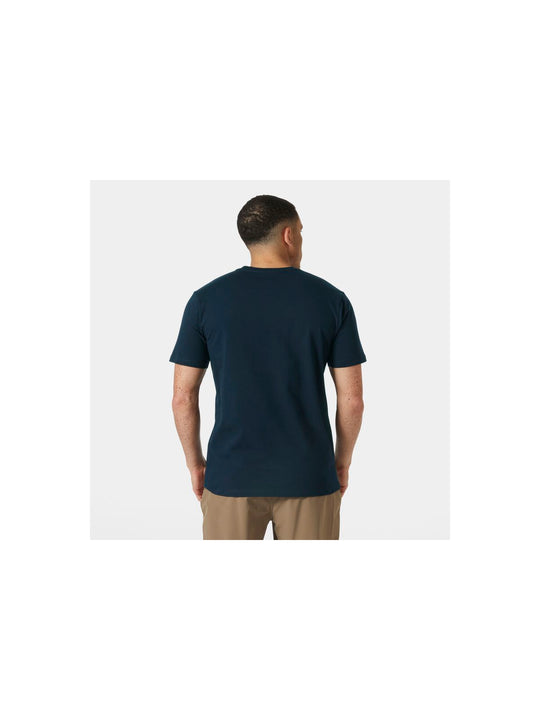 Koszulka HELLY HANSEN MASSIF GRAPHIC T-SHI granatowy - Adventure Sports
