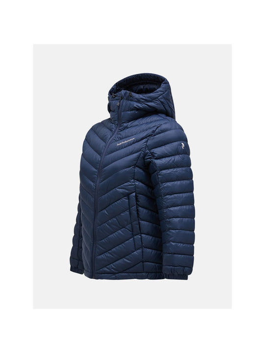 Kurtka puchowa damska Peak Performance W Frost Down Hood Jacket granatowy - narciarska - Adventure Sports
